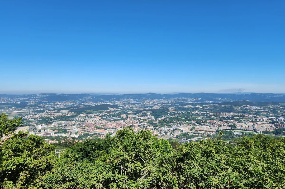View out over Guimarães from Penha