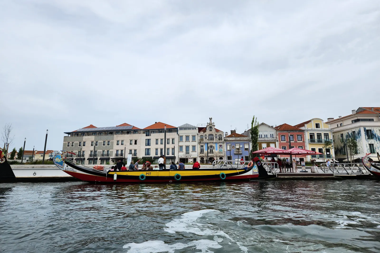 Canal boat in Aveiro