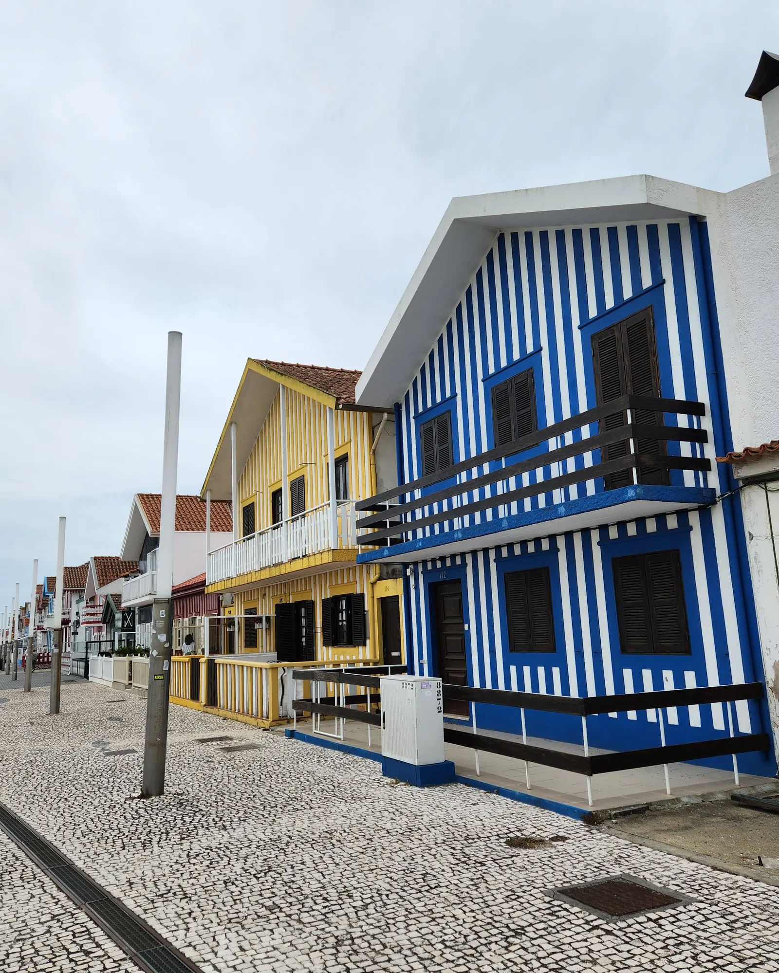 Striped houses in Costa Nova