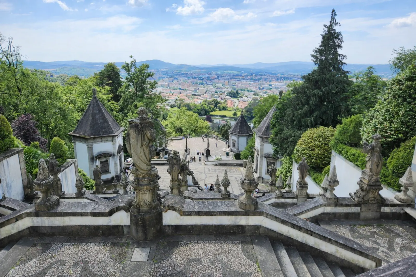 View out over Braga from Bom Jesus